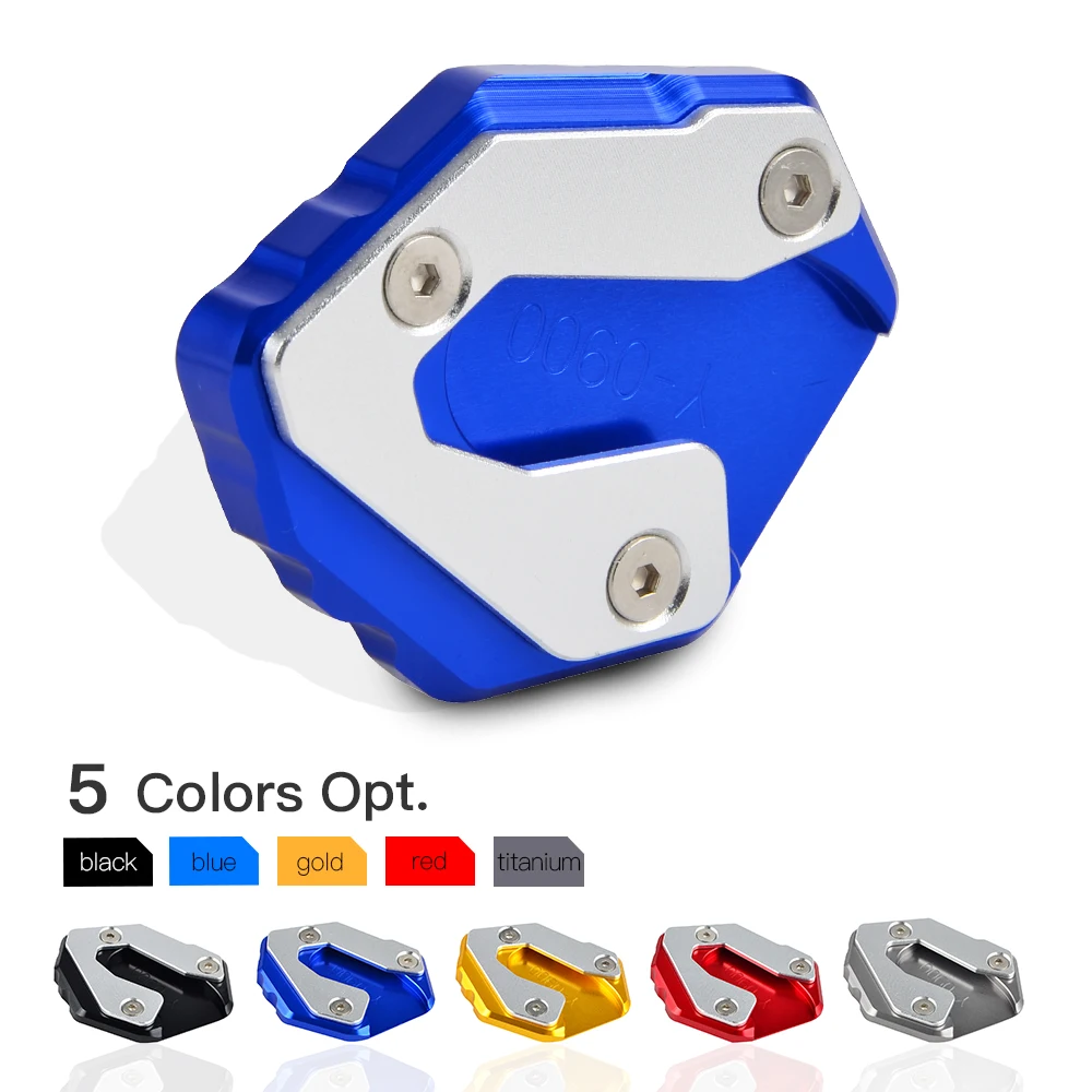 Kickstand боковая стойка Pad увеличить расширение пластина для Yamaha FZ09 MT09 Tracer MT FZ 09 FZ-09