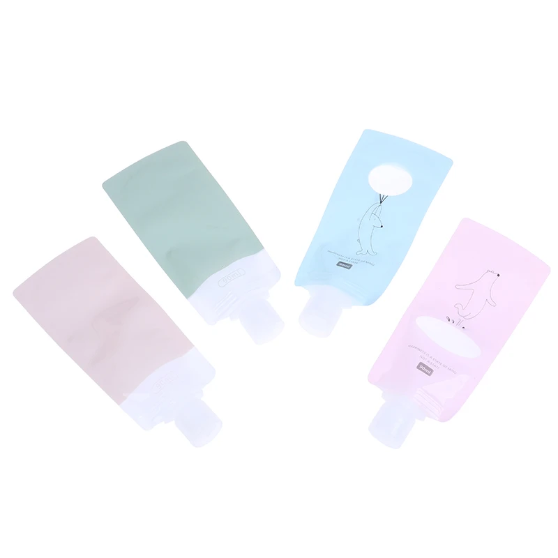 Аксессуары для путешествий 2 шт./компл. портативные Милые Пустые пакеты лосьона