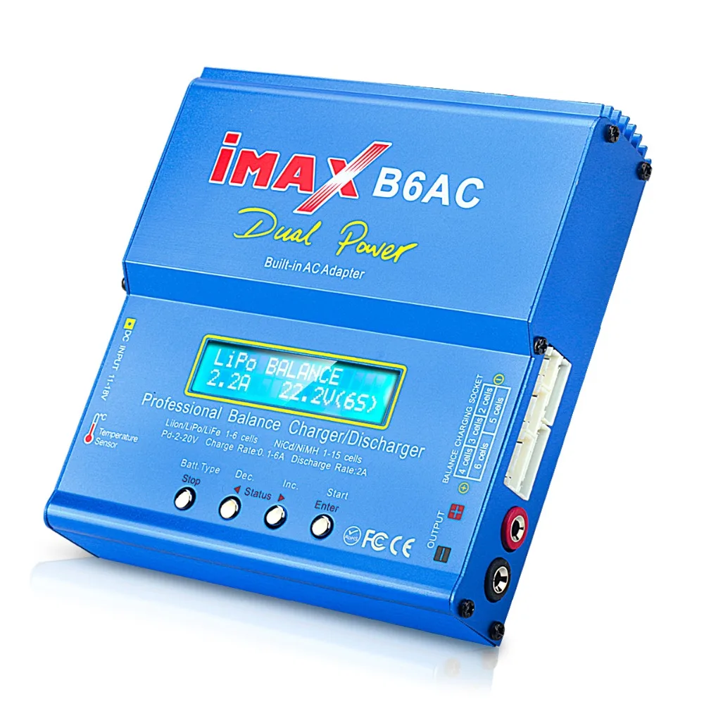 HTRC iMAX mini B6 AC RC зарядное устройство Lipo батарея баланс зарядное устройство 80 Вт 6A Nimh Nicd Батарея баланс зарядное устройство RC Dis зарядное устройство