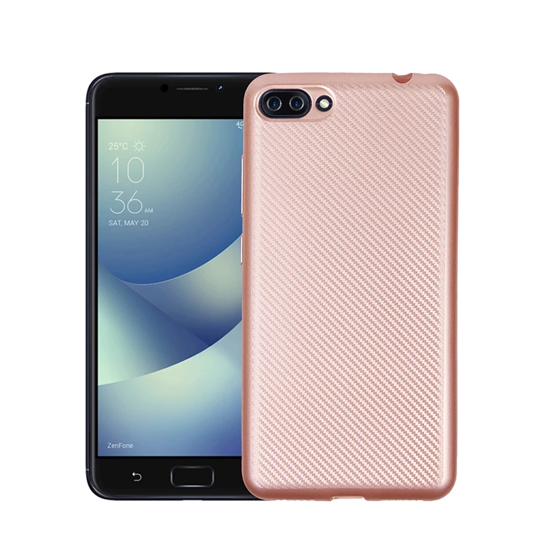 углеродные волокна узор силиконовый чехол на Asus ZenFone 4 max 5.5&quot ZC554KL чехлы мягкий