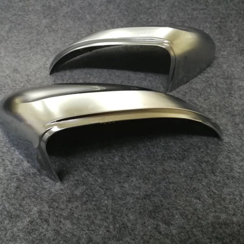 Матовая хромированная крышка для зеркала заднего вида боковая VW Passat B8 Euro|Клипсы и