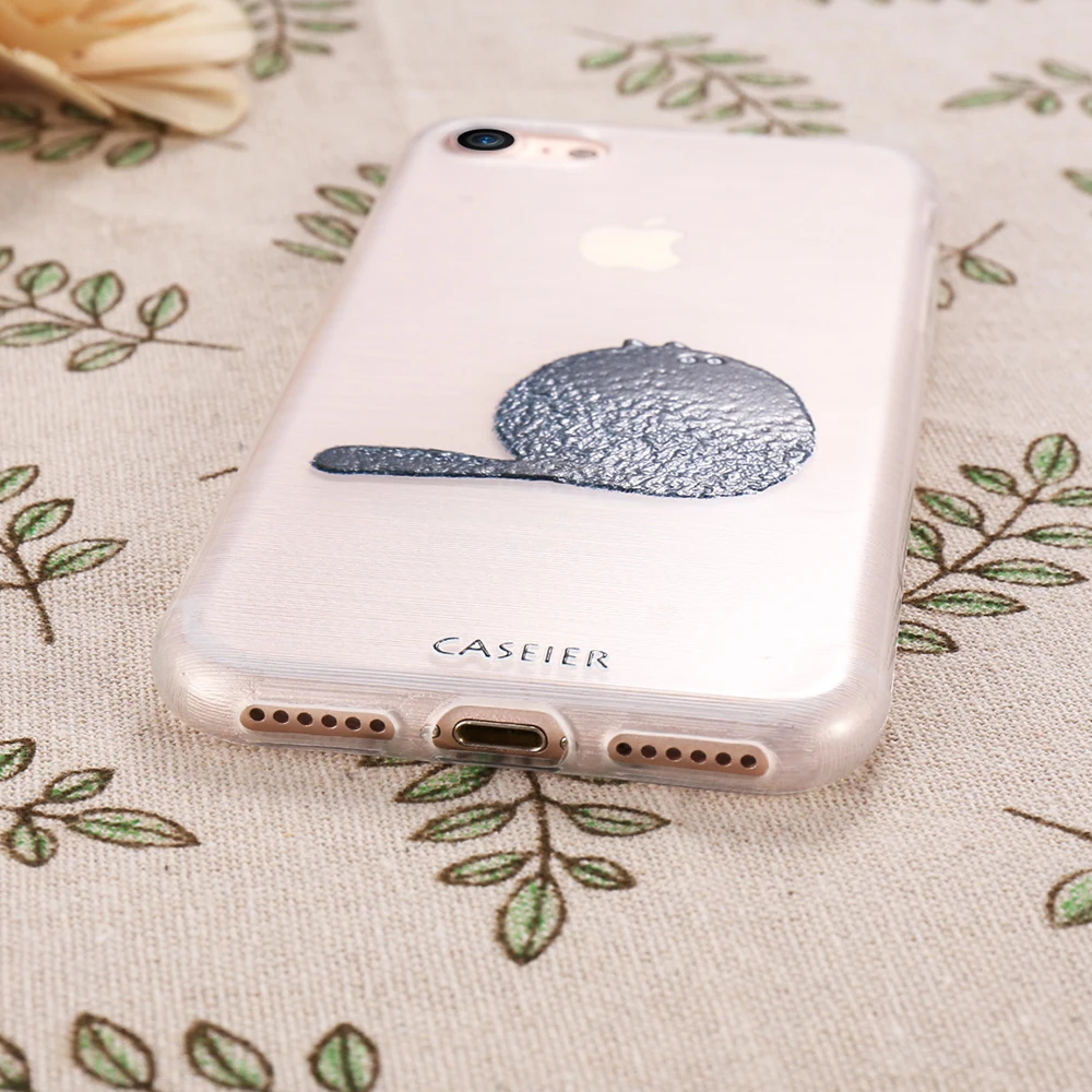 Чехол для телефона CASEIER Relief чехол iPhone 5 5S SE 6 S 7 Plus силиконовый мягкий ТПУ Samsung Galaxy S6
