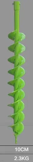 10cm dual Driller Грунтовые расточные и копательные машины, бензиновые сверлильные машины, машина для посадки отверстий, сваебойщик, машина для бурения льда, грунт Лоо - Цвет: 10cm dual Driller