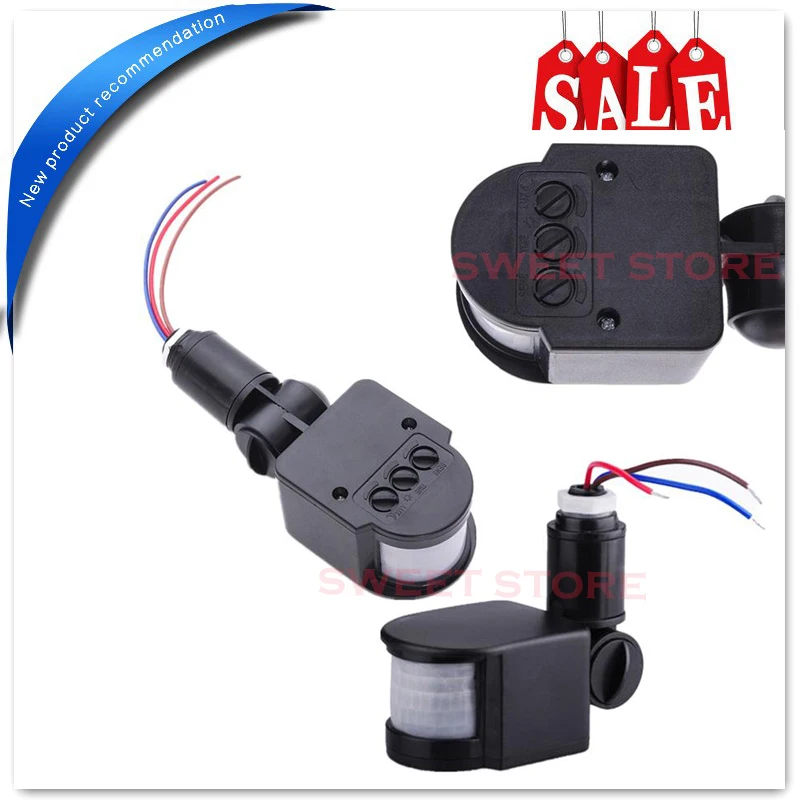 220 В домашний светодиодный светильник инфракрасный датчик движения из PIR