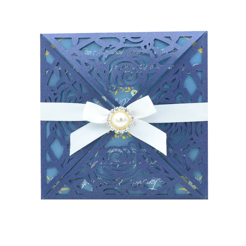 

paper wedding invitation cards in paper crafts laser cut rose card extravagant wedding invitations
