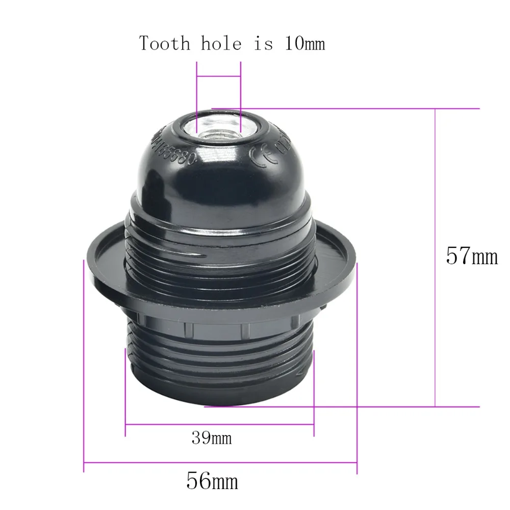 3 шт. цельные подвесные патроны для лампы E27|pendant lamp base|bakelite holderslamp socket |
