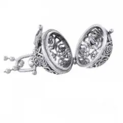 2016 hot sale 10pcs Hot Sale Copper Pendants Round Shape Flowers Openable Hollow Out Mental Box Pendant Retro Fashion Jewelry | Украшения и