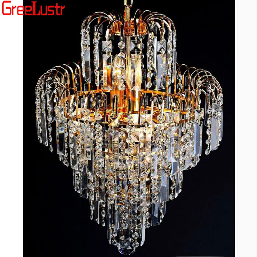 Подвесная люстра k9 светодиодная золотая 85 260 в|k9 crystal chandelier|crystal chandelierluster |