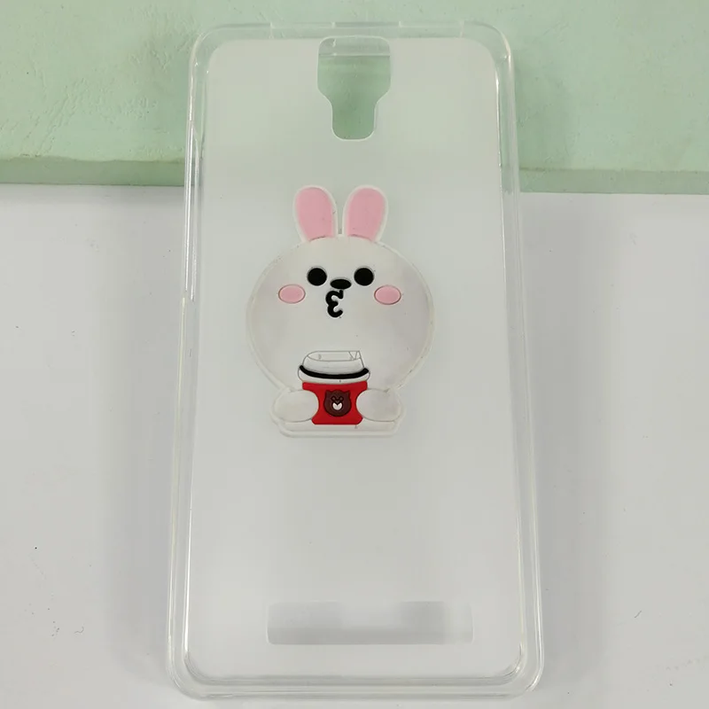 For DEXP Ixion MS650 Case Cute and fashionable rabbit Soft Tpu Phone Cases Full Back Cover Capa Coque | Мобильные телефоны и