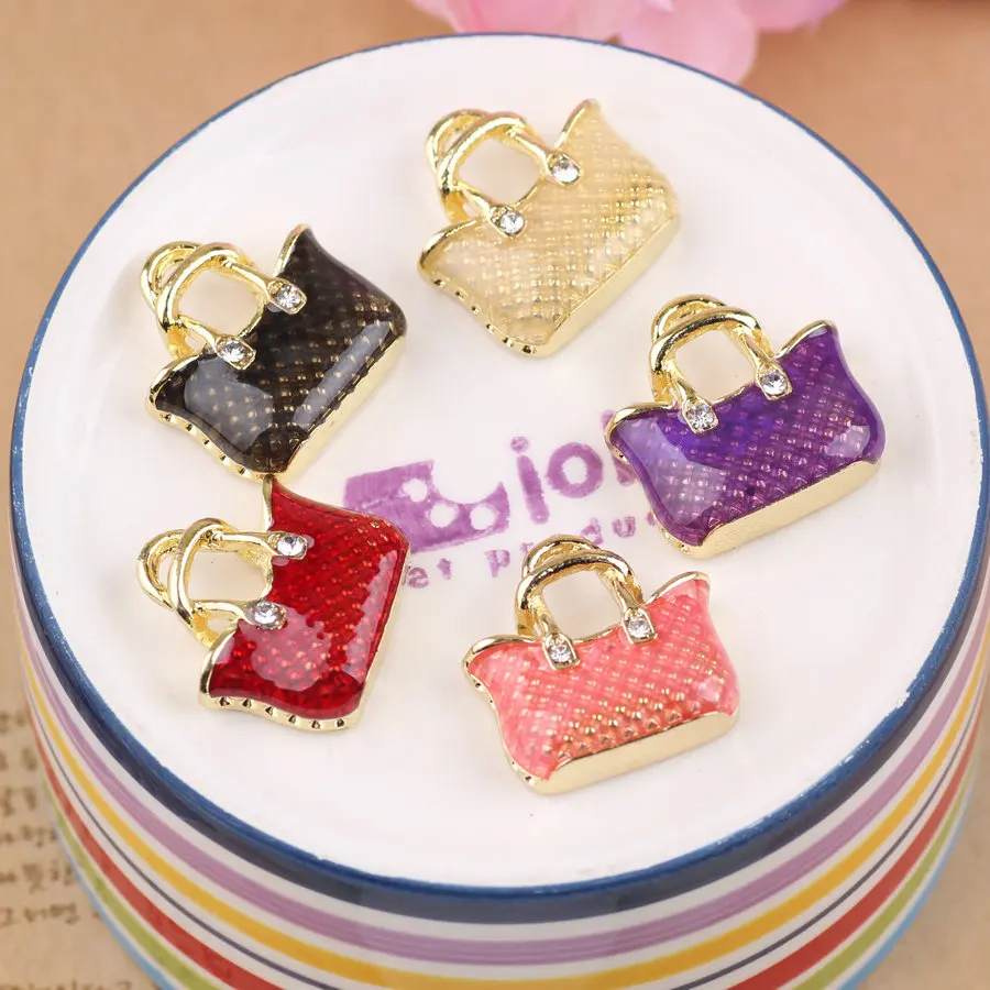 Мини заказ 20 шт капли масла модные женские сумки масло падение браслет амулеты