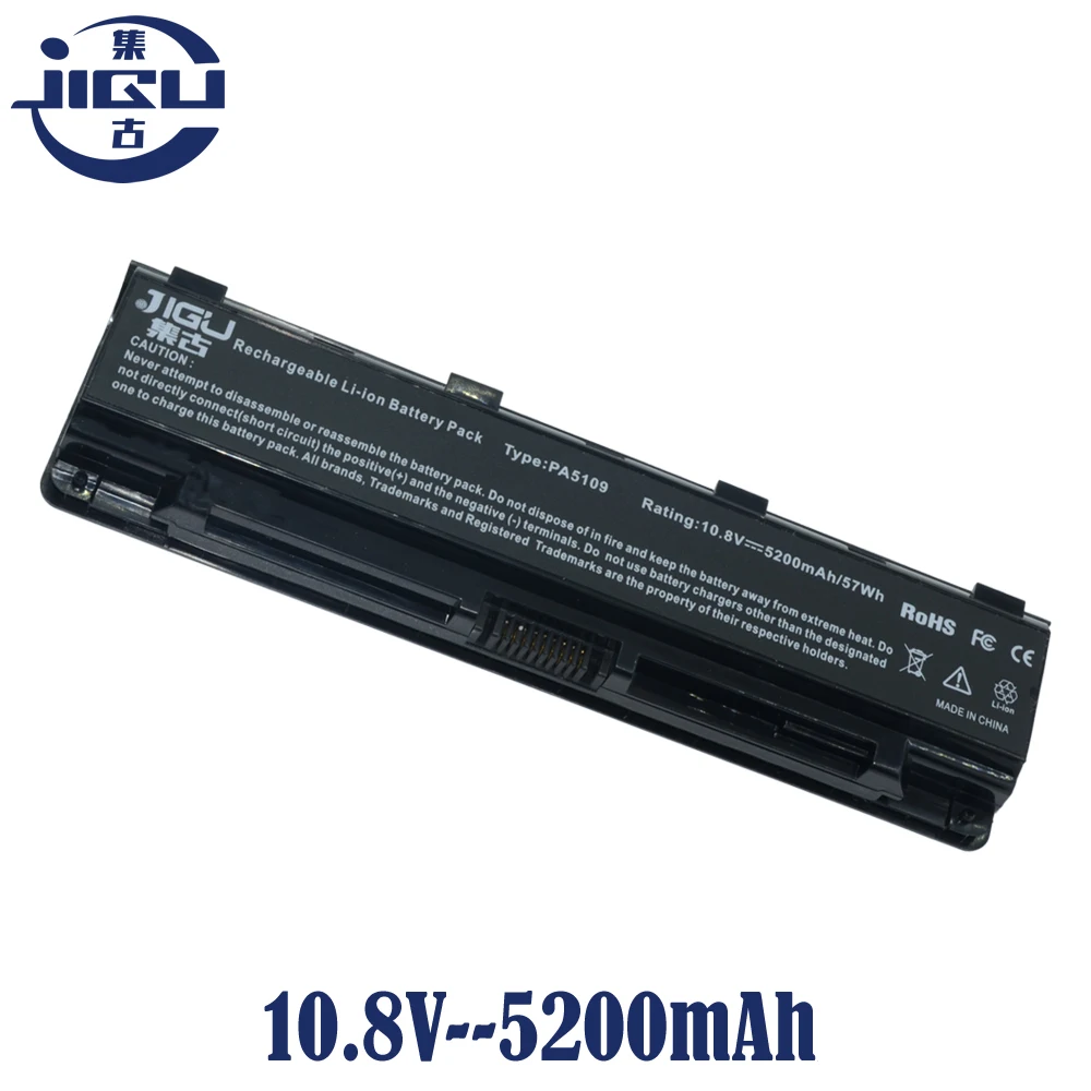 Аккумулятор JIGU для ноутбука Toshiba PA5108U 1BRS PABAS261 PA5024U C50 A 13P C50D PABAS259 PA5023U PABAS260|battery for