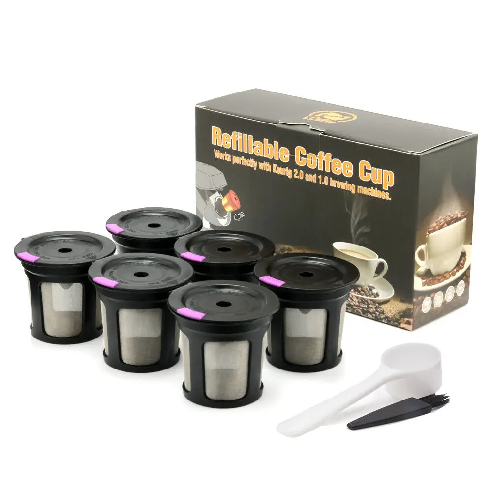 IcafilasRefillable Keurig Coffee Capsule Reusable K-cup Filt