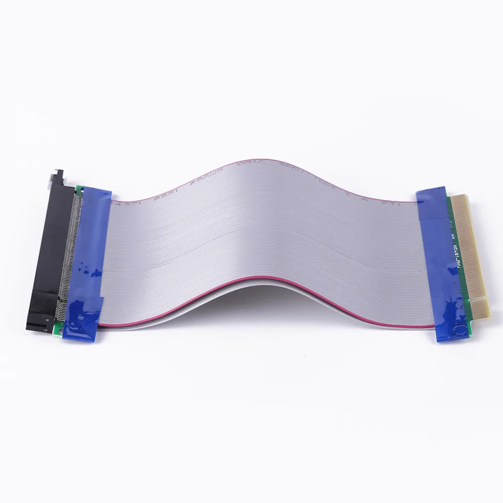 PCI Express PCI-E 16X расширитель для переходных карт гибкий Удлинительный кабель разъем