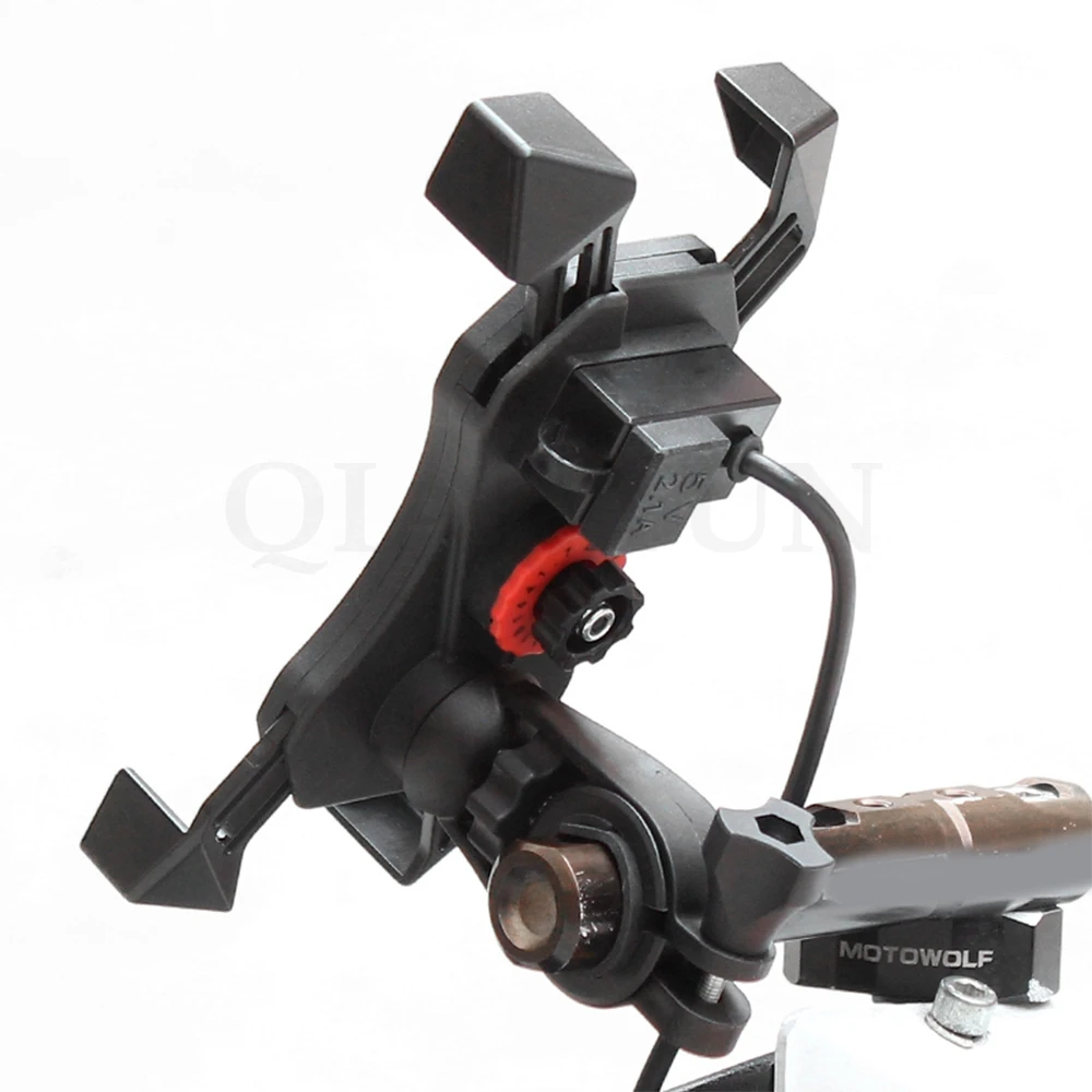 

Universal motorcycle bicycle mountain bike smartphone USB charger bracket for Ducati DIAVEL 1198 1098 999 MULTISTRADA MONSTER
