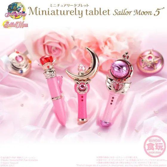 PrettyAngel-Подлинная Bandai Sailor Moon 25th anniversary миниатюрная таблеточная палочка(без конфет) Mars Jupiter Venus Pluto Uranus