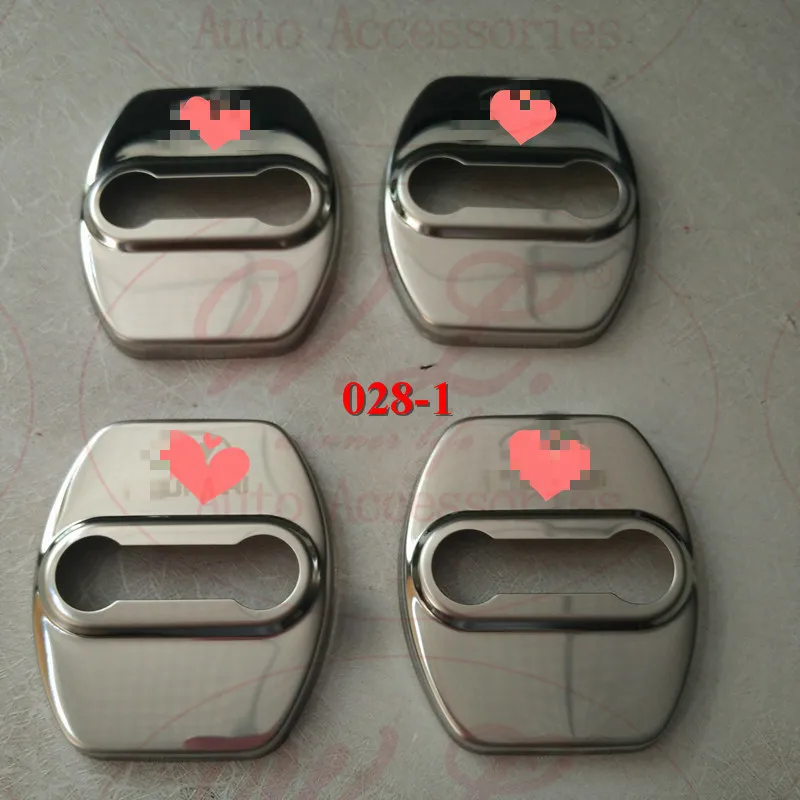 

Car Door Lock Stainless Cover Anti-corrosive Decoration Protecting Buckle Anti-rust Silver For HYUNDAI TUCSON SONATA IX35 I30