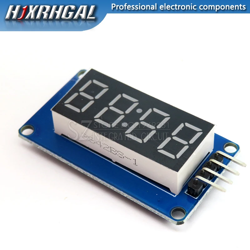 1 шт. TM1637 светодиодный модуль дисплея для Arduino 7 сегментов 4 бит 0 36 дюйма часы