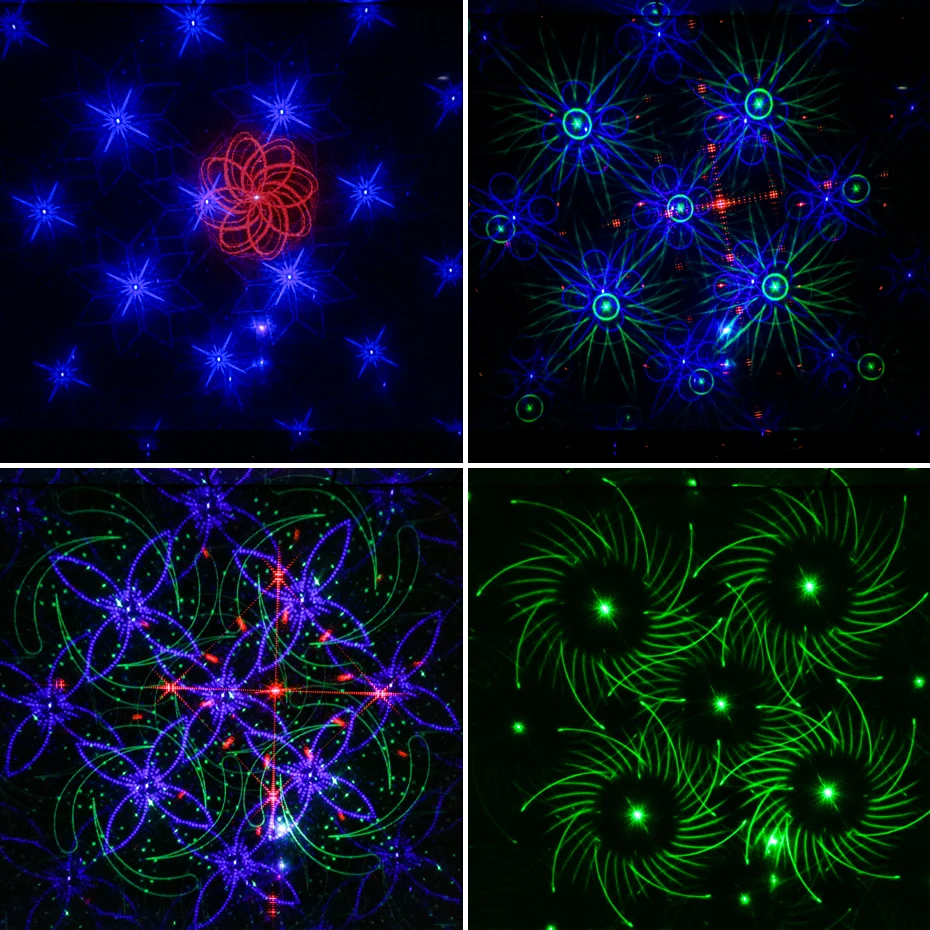 Инопланетянин перезаряжаемый RGB мини сценический лазерный проектор огни 30 узоров вечерние диско-бар DJ праздник Рождество сценическое освещение