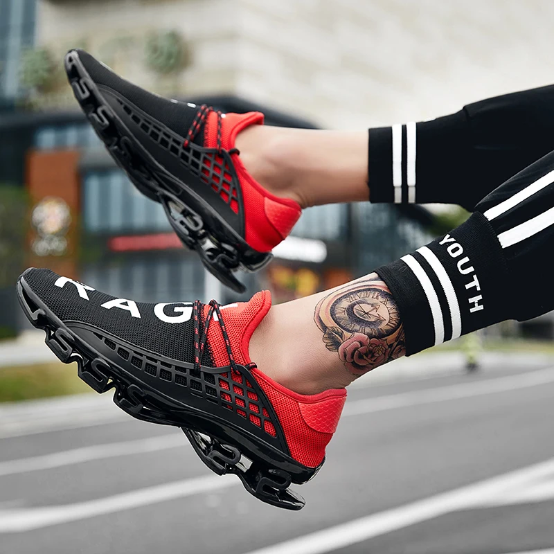 2019 Summer Mesh Breathable Sneakers Men Trainers Walking Comfortale Fashion Big Size 13 Black | Обувь