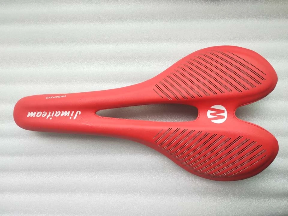 JIMAITEAM удобное, для горного велосипеда, велосипедное широкое седло для велосипеда, углеродное волокно, велосипедное седло, подушка, дорожный велосипед, розовый