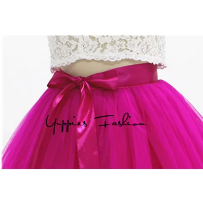 Hot Pink Женские винтажная Нижняя юбка Lange рок Jupes Falda стимпанк Черный Макси Длинные Мягкая юбка из фатина Готический плиссированные юбки-пачки - Цвет: Hot Pink