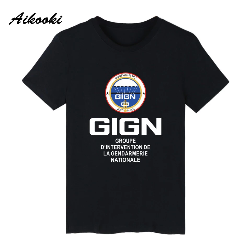 Футболка GIGN Мужская/Женская хлопковая с коротким рукавом модная повседневная