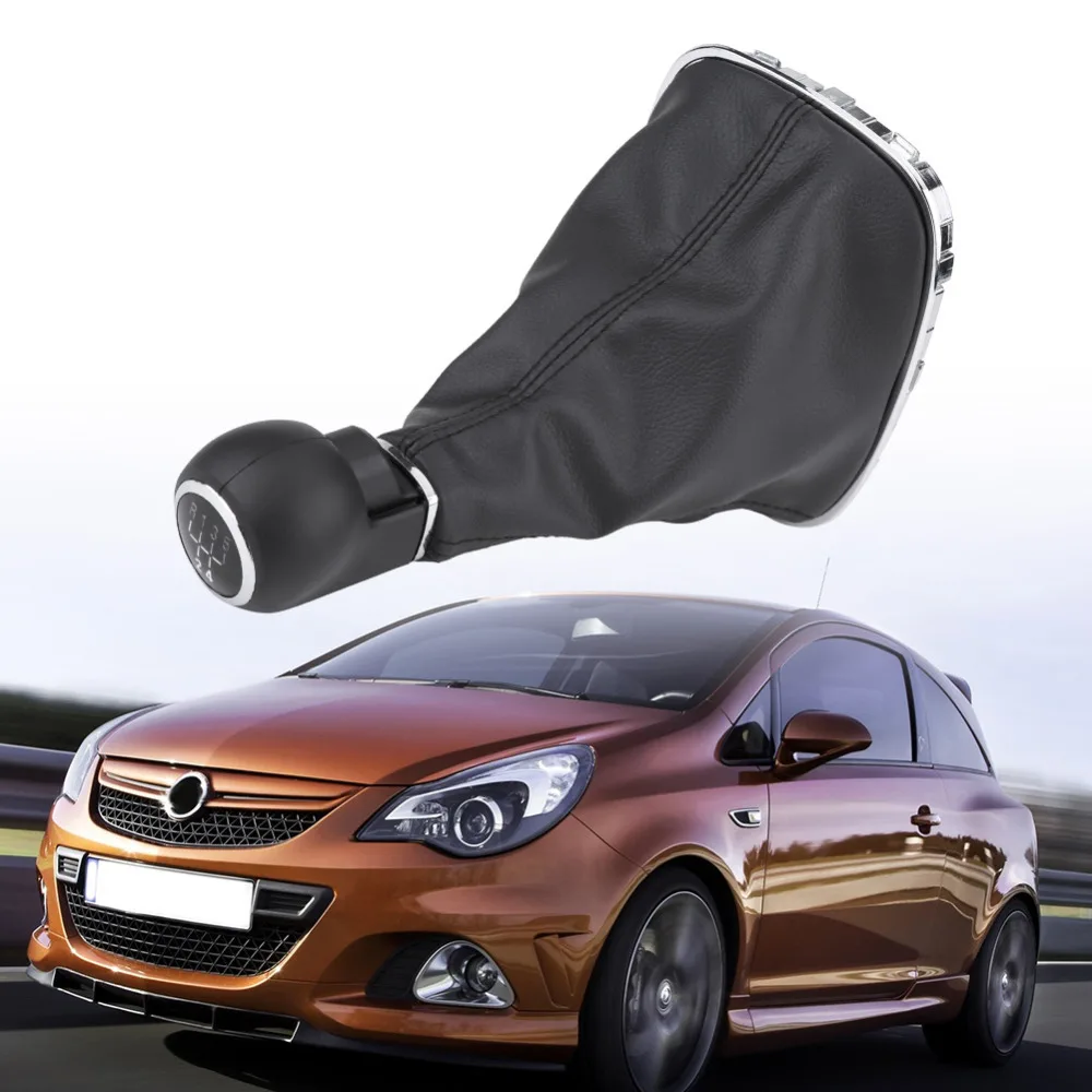 Новая Автомобильная рукоятка для рычага переключения передач палка Gaitor Boot Cover для Opel Corsa D 009140093 19276456 искусственная кожа и пластик автомобильные аксессуары