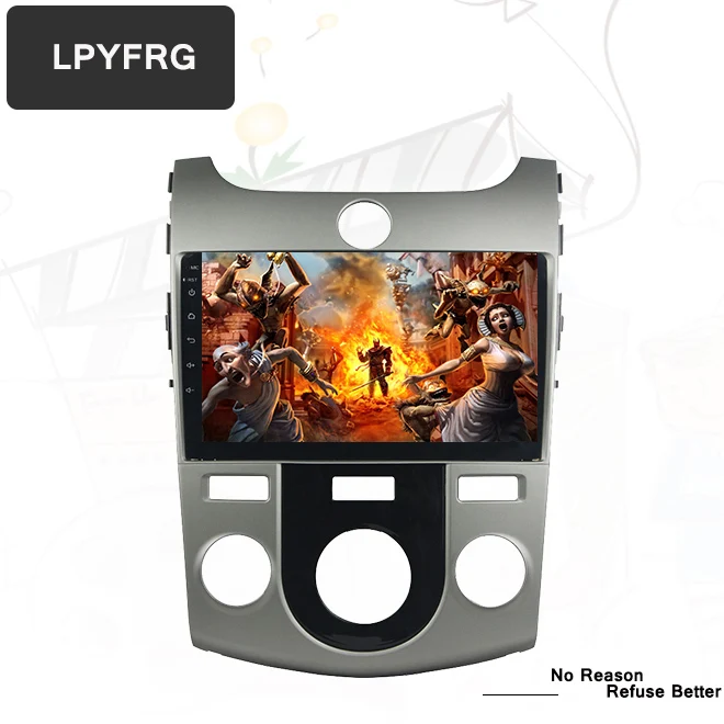 Android 10 0 Восьмиядерный автомобильный Радио плеер навигация GPS DVD для Kia Forte cerato 2008 2012