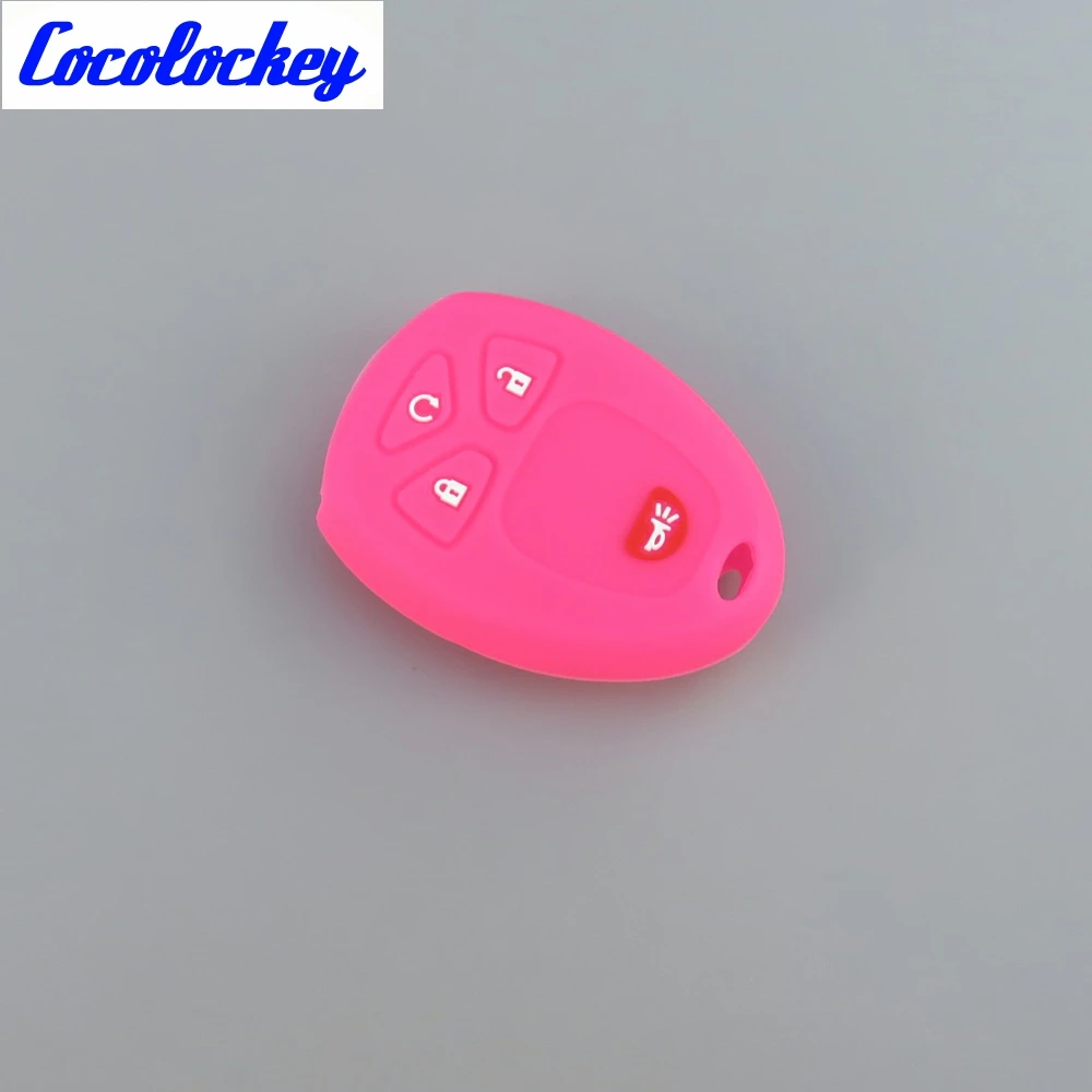 Cocolockey Silicone Car Key Cover for BUICK Terraza 2005 - 2007 Remote Case Fob 4 Button No Logo | Автомобили и мотоциклы