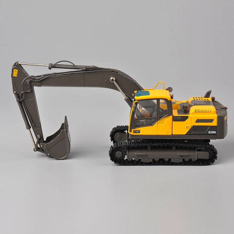 Коллекция литье под давлением EC220D 1/50 Diecase желтый гусеничный экскаватор модель игрушки инженерные модели транспортных средств