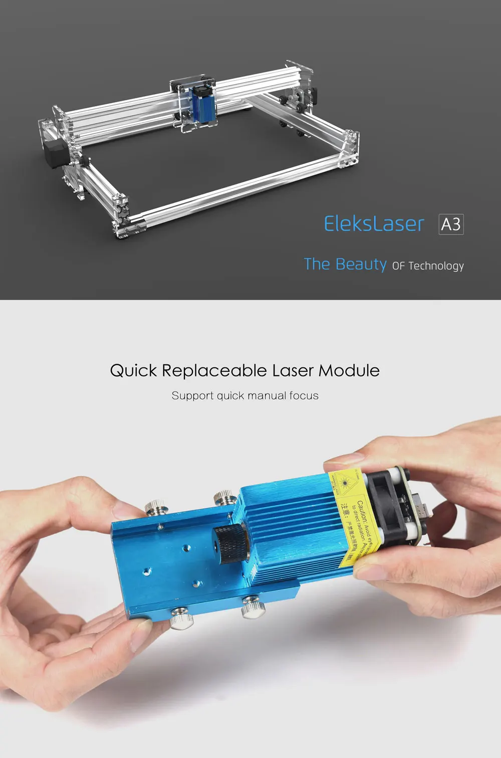 EleksMaker®EleksLaser A3 Pro 2500 мвт лазерная гравировка лазер cnc принтера "сделай сам"