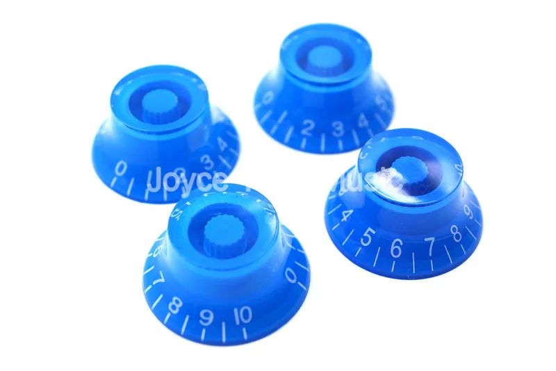 

1 Набор из 4 шт. Niko Blue Top Hat ручки для электрической гитары LP SG Стиль электрогитары Бесплатная доставка Оптовая продажа