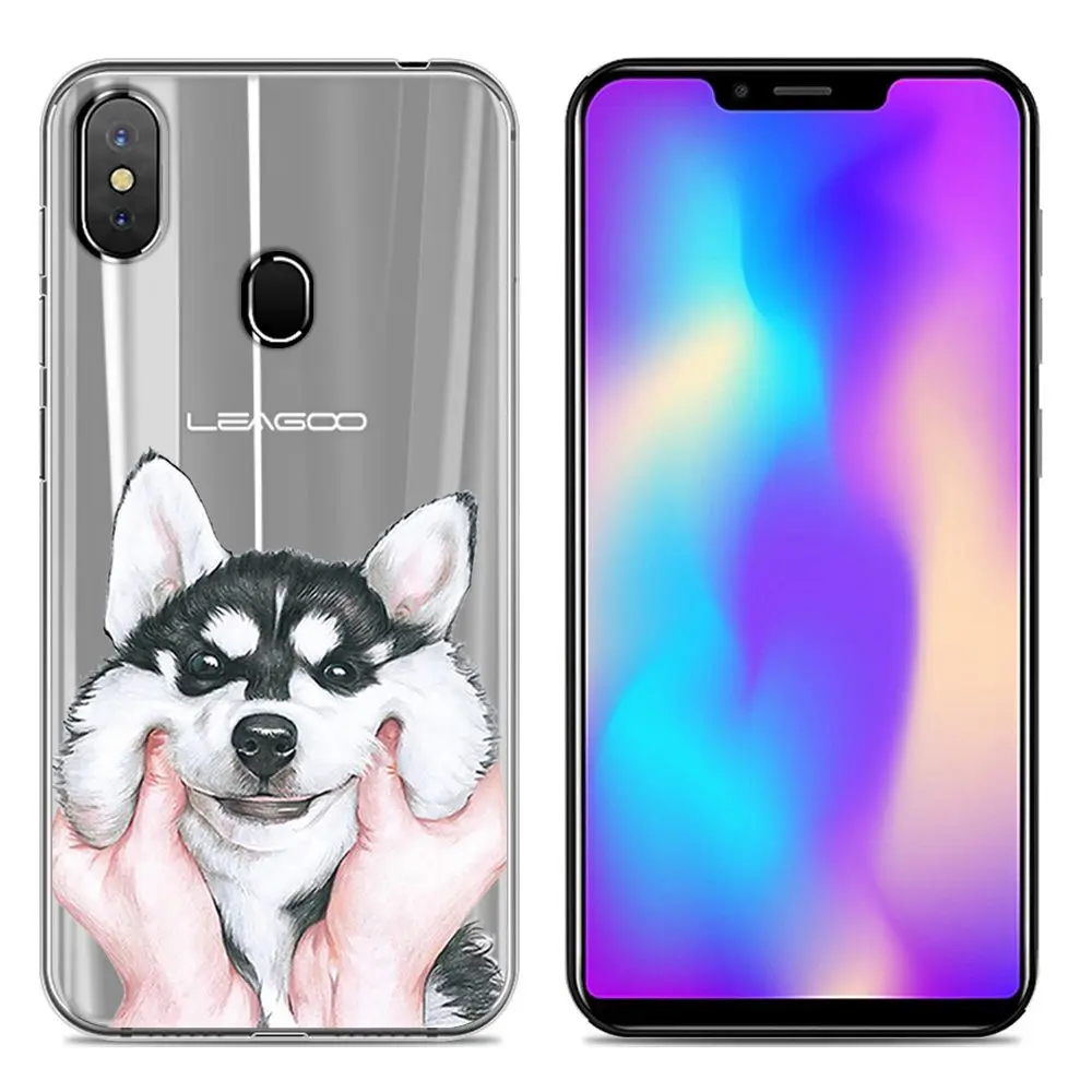 5,85 ''чехол для LEAGOO S9 силиконовый чехол ТПУ мягкий чехол для телефона с принтом для Funda LEAGOO S9 чехол S 9 9S Модный тонкий прозрачный