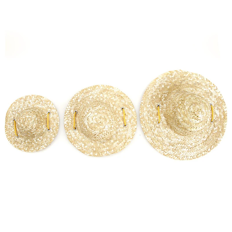 Соломенная шляпа для домашних питомцев от солнца в стиле Гаваи пляжа вечеринки