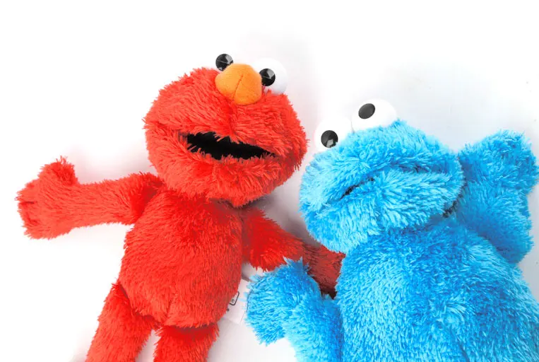 Улица Сезам мягкие плюшевые игрушки фигурка, 24 см/9," Elmo Печенья Монстр Детские кунжута плюшевые куклы вечерние принадлежности для Рождественский подарок