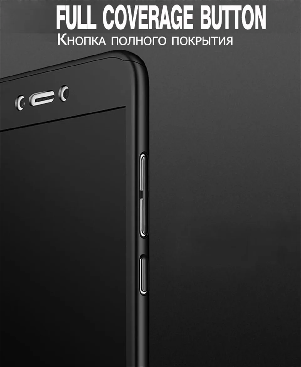 Роскошный 360 чехол для телефона для Xiaomi mi 8 SE A1 A2 Lite Red mi 4X 4A 5A 5 Plus 6 Pro 6A полное покрытие со стеклом для Red mi Note 4X 5A