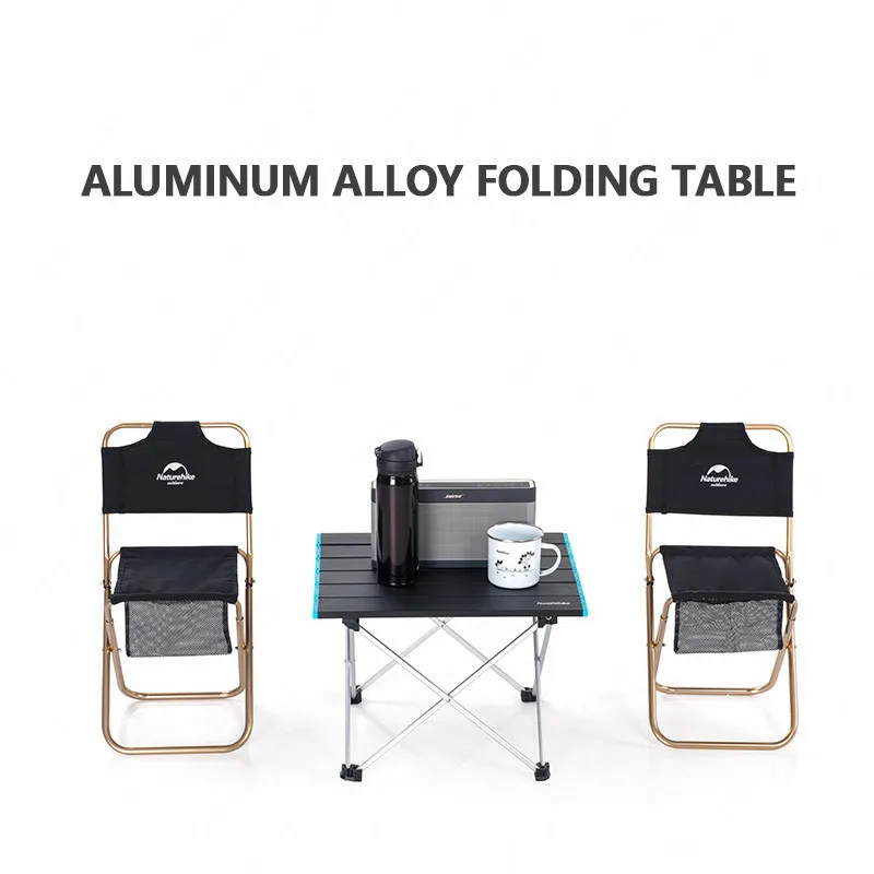 Туристический стол Naturehike портативный алюминиевый сплав легкие столы для пикника
