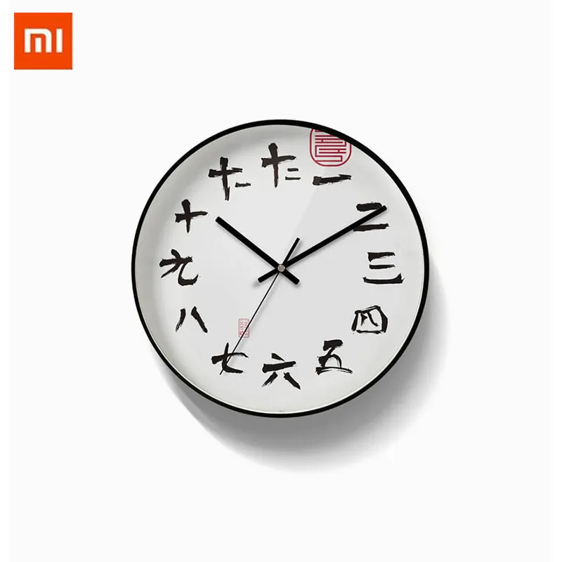 Xiaomi Yuihome настенные часы ультра-тихий беззвучный ультра-точный современный дизайн