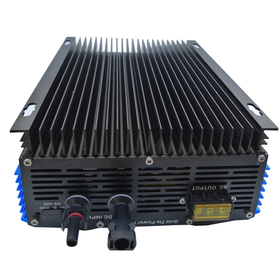 Сетчатый инвертор 1000 Вт с цветным ЖК-дисплеем регулируемый разряд аккумулятора 24