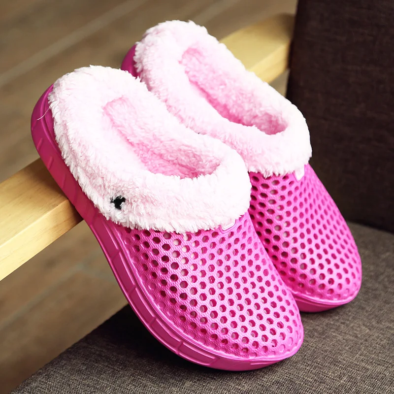 Winter Slippers Women 2018 New Woman Autumn Shoes Breathable Comfortable Girl Home White Black Pink Indoor Chinelos 41 | Обувь