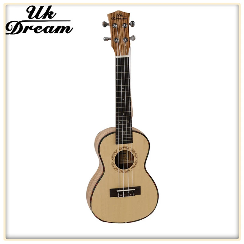 UK DREAM Zebra 4 String Concert ukele Mini Hawaii Акустическая гитара Закрытая Ручка 23 дюйма Ukelele Cavaquinho