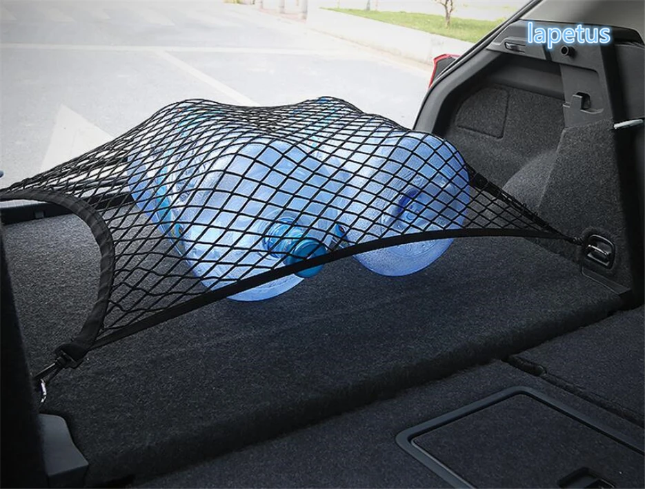 

Lapetus Accessories For Volkswagen T-Roc T Roc 2018 - 2021 Rear Trunk Storage Cargo Luggage Elastic Mesh Net Holder With Hooks