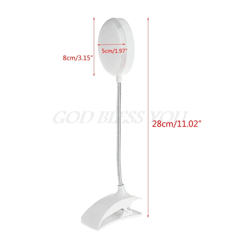 

Flexible Clip-on Table Lamp LED Clamp Reading Study Bed Laptop Desk Bright Light Dropshipping