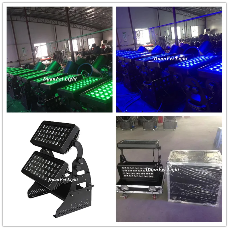 (8 шт. + Flycase) Гуанчжоу Led настенная шайба наружный городской цвет