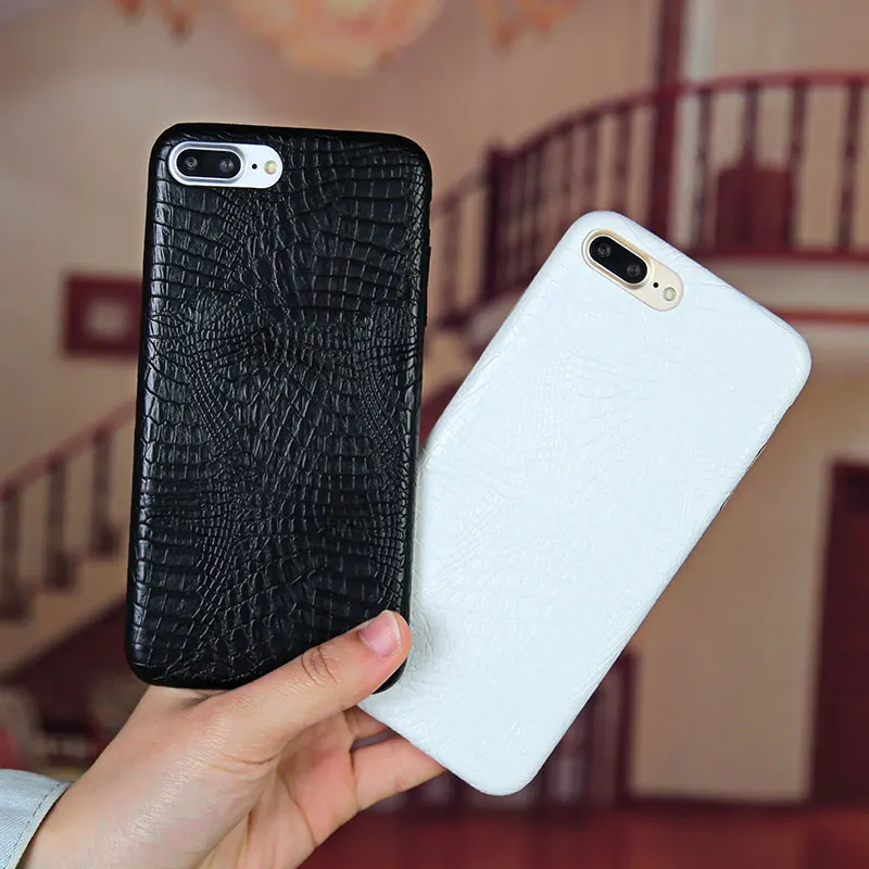 Boucho Модный чехол для телефона из крокодиловой кожи iphone8 8 plus Роскошная мягкая