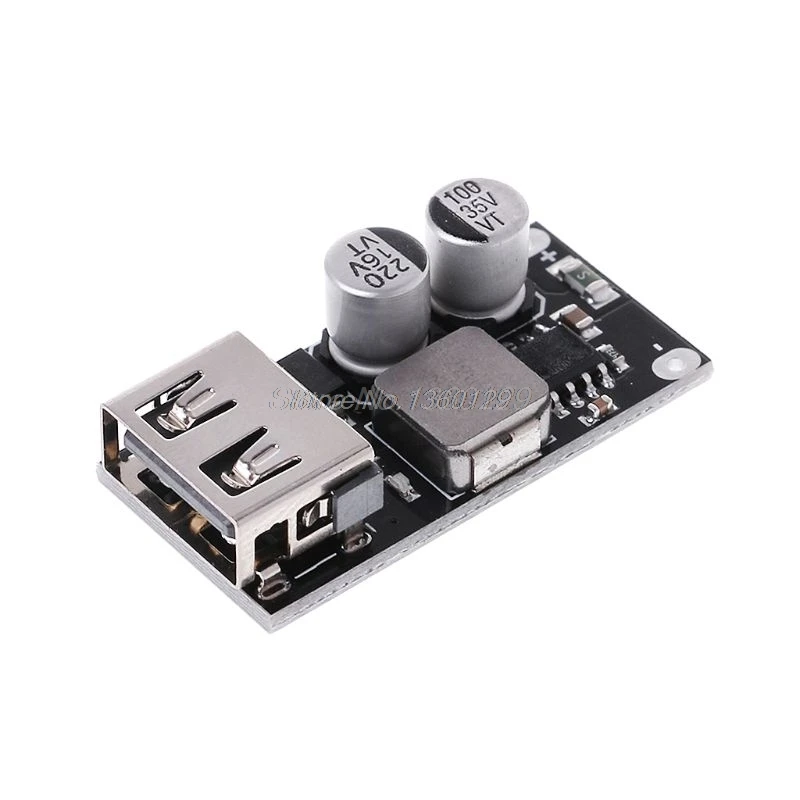 QC3.0 QC2.0 USB DC понижающий преобразователь для зарядки модуль 6 32 в 9 12 В 24 Быстрого