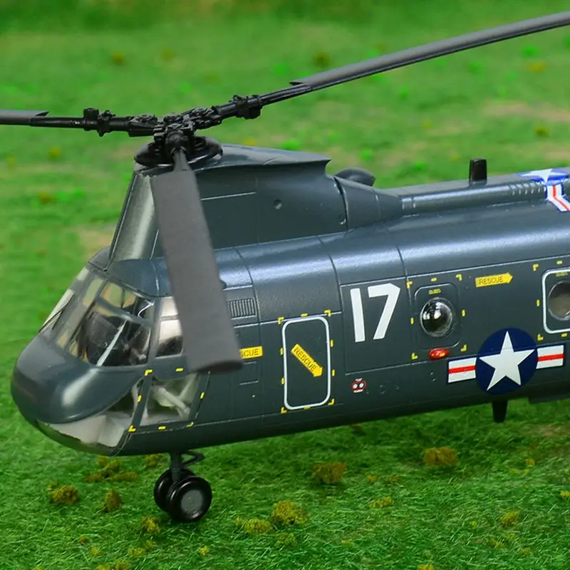 Предварительно построенный 1/72 CH-46 морской рыцарь средний подъем тандемный ротор транспортный грузовой вертолет хобби Коллекционная готовая пластиковая модель