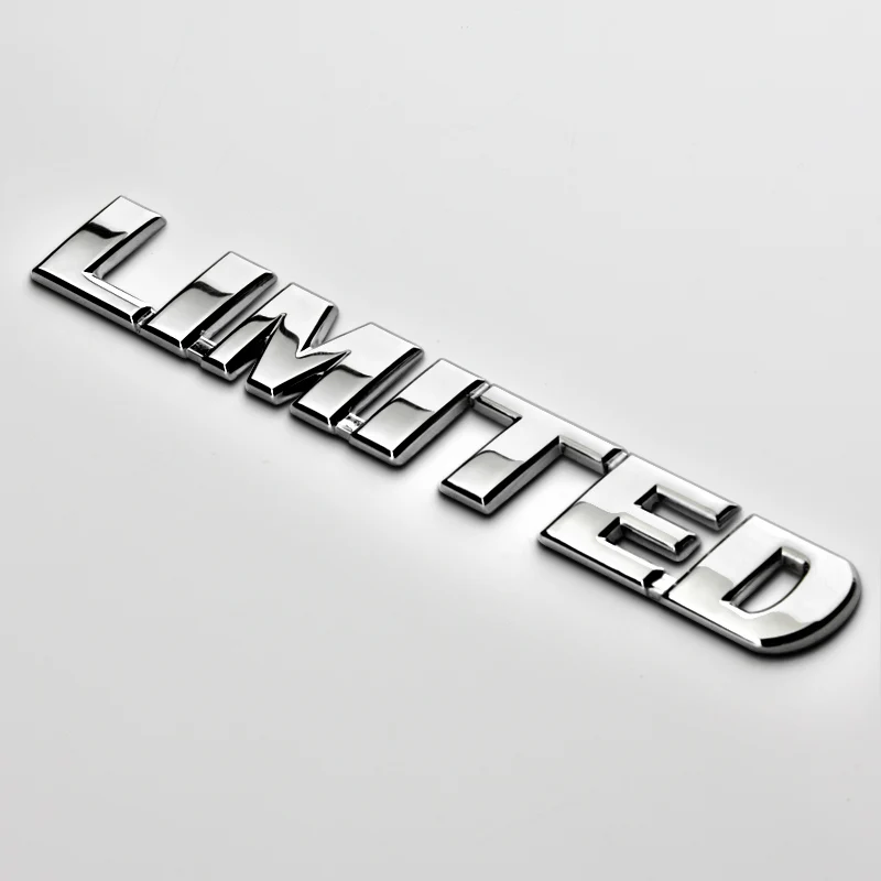 1 PCS 3D chrome V6 4WD AWD Limited Metal badge emblem Refitted Exterior Decal car Sticker for Highlander Car Styling | Автомобили и