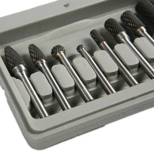 

8 Pcs/set 6mm-12mm Tungsten Carbide Burr Bit CNC Engraving 1/4" Rotary Cutter Files Hot Sale