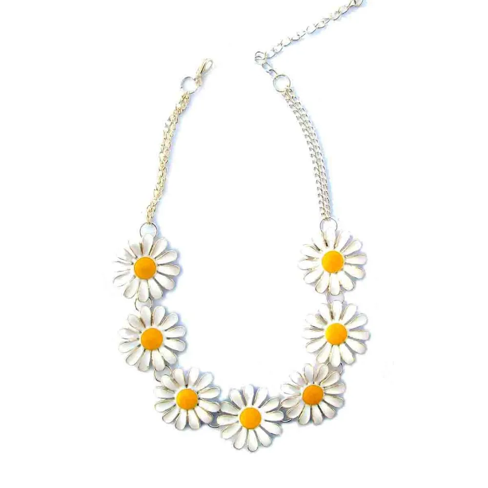 Лидер продаж модные желтые хлопковые кружевные цветы металлические эмалевые